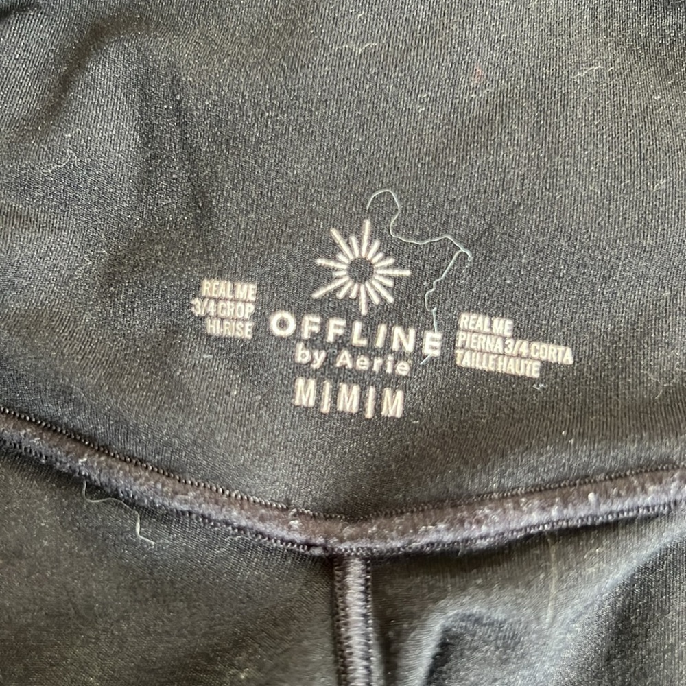 Offline by Aerie Real Me High Waisted Cropped Crossover Legging - Picture 4 of 4